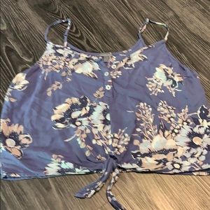 Floral crop top